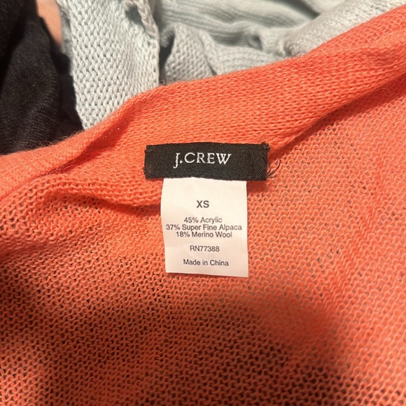 Peach J.crew cardigan - Picture 2 of 3